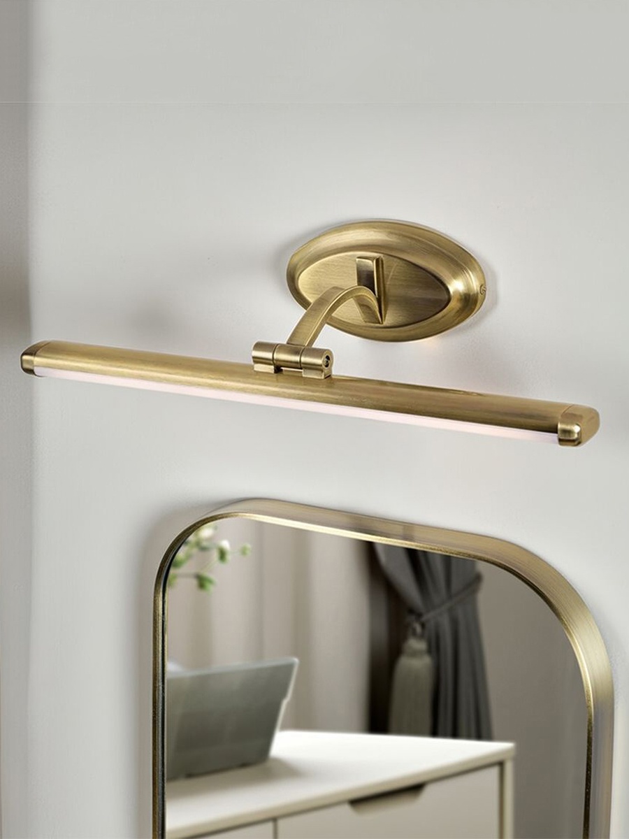 Davinci LED Glass Wall Sconce - 43x9x18 - Brass, Antique Brass