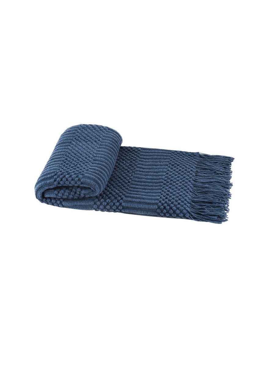 Jacquard Throw - Blue-130x190cm