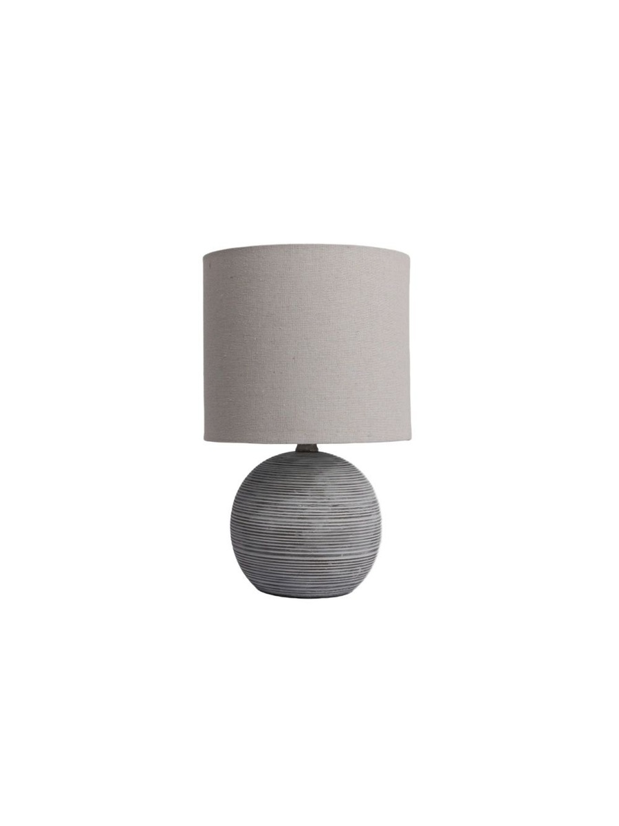 Mosaic Ceramic Table Lamp-35Cm, Grey