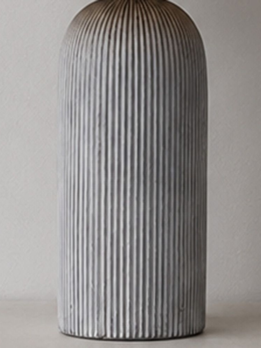 Zora Ceramic Table Lamp-35Cm, Black