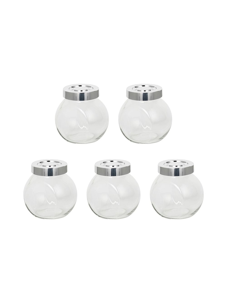 Danube Essential 5 - Piece Spice Jar Set 5x200ml - 8.2x5.2x8.2 HCM