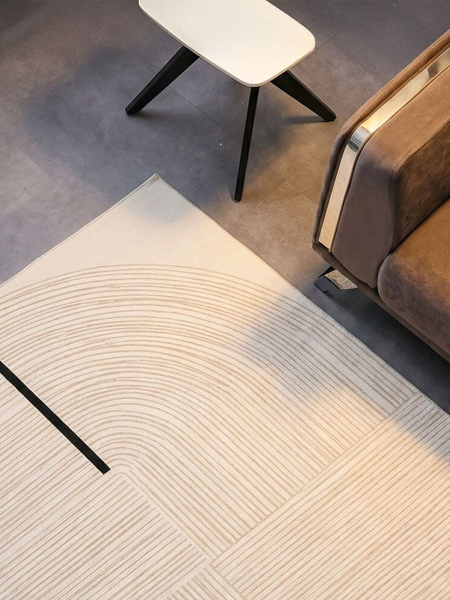 سجادة هندسية مودرن جاليريا لوكس 200×300 سم أسود