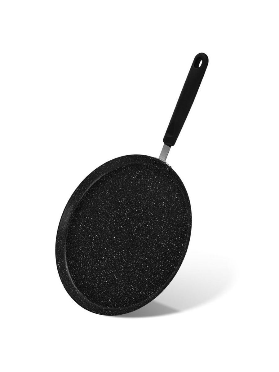 Crepe Pan Jet Black 28 cm (Aluminium With Non - Stick Coating) - 10032