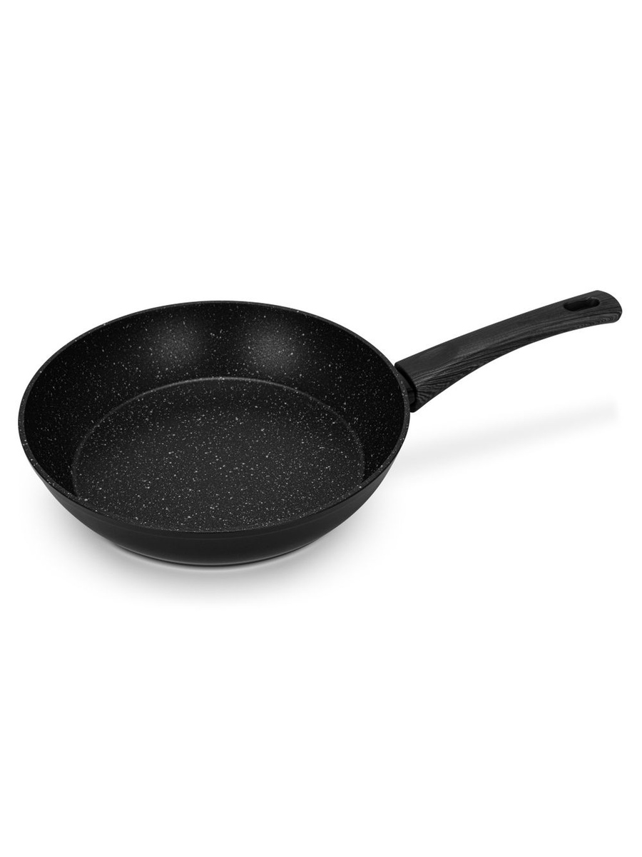 Non Stick Frying Pan Angela 24x5cm, 14602, Black, Aluminum