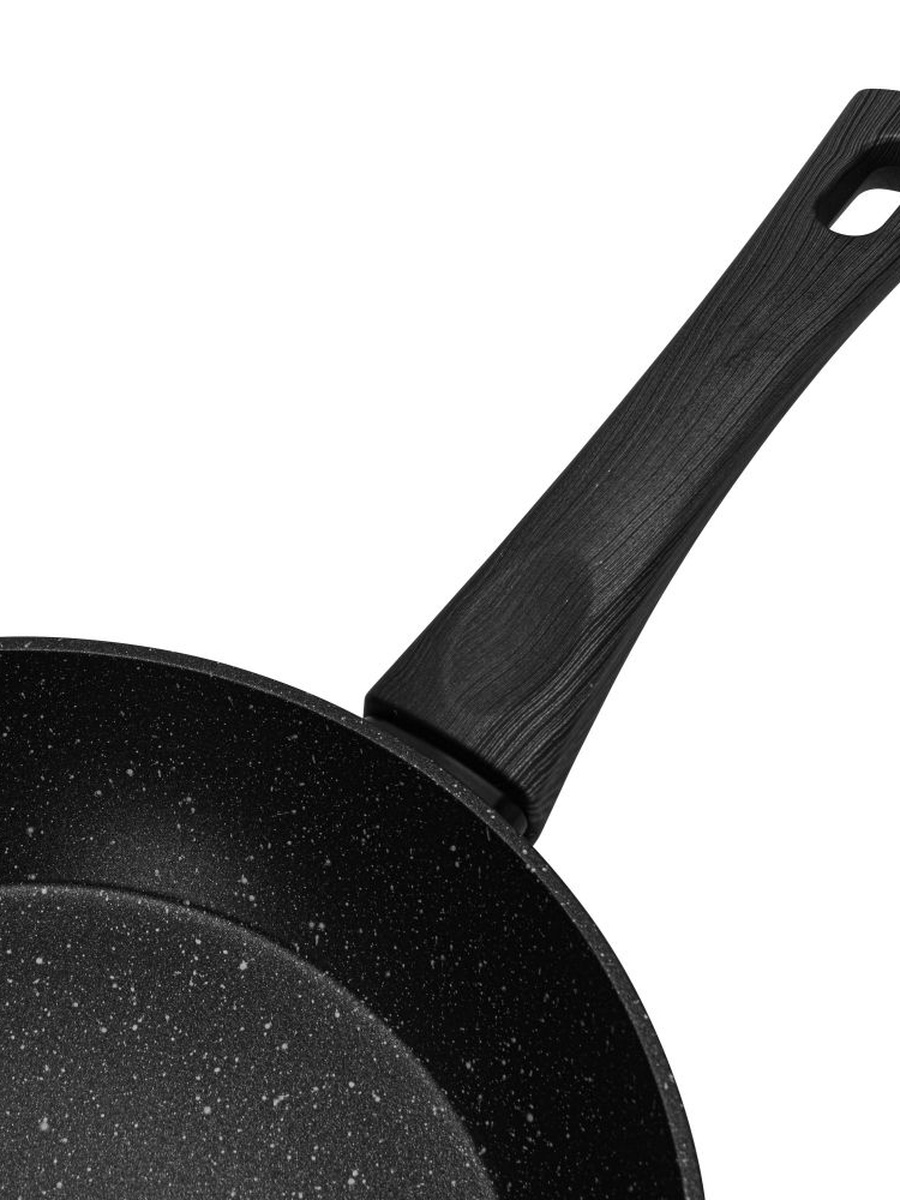Frying Pan Angela 22x4.8cm (Aluminium With Non - Stick Coating)14601, Black