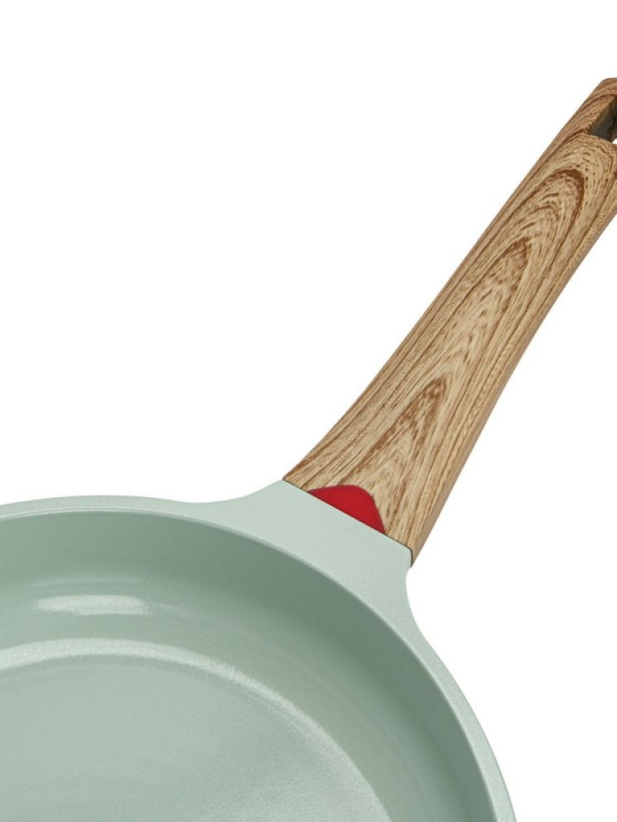 Frying Pan Cameo 24x5cm (Cast Aluminium With Non - Stick Coating) - 10033, Green