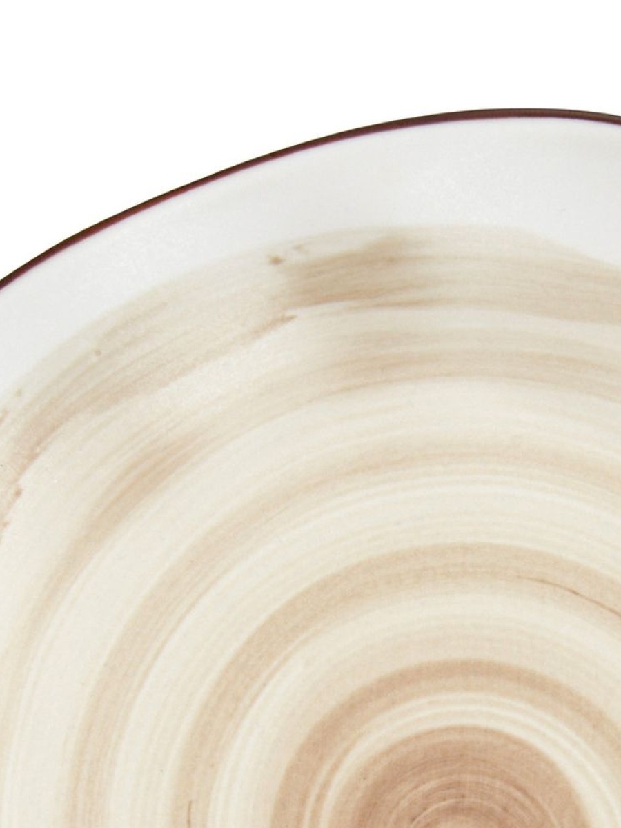 Set Of 2 Plates Glide 26 cm (Porcelain) - 10021, Brown
