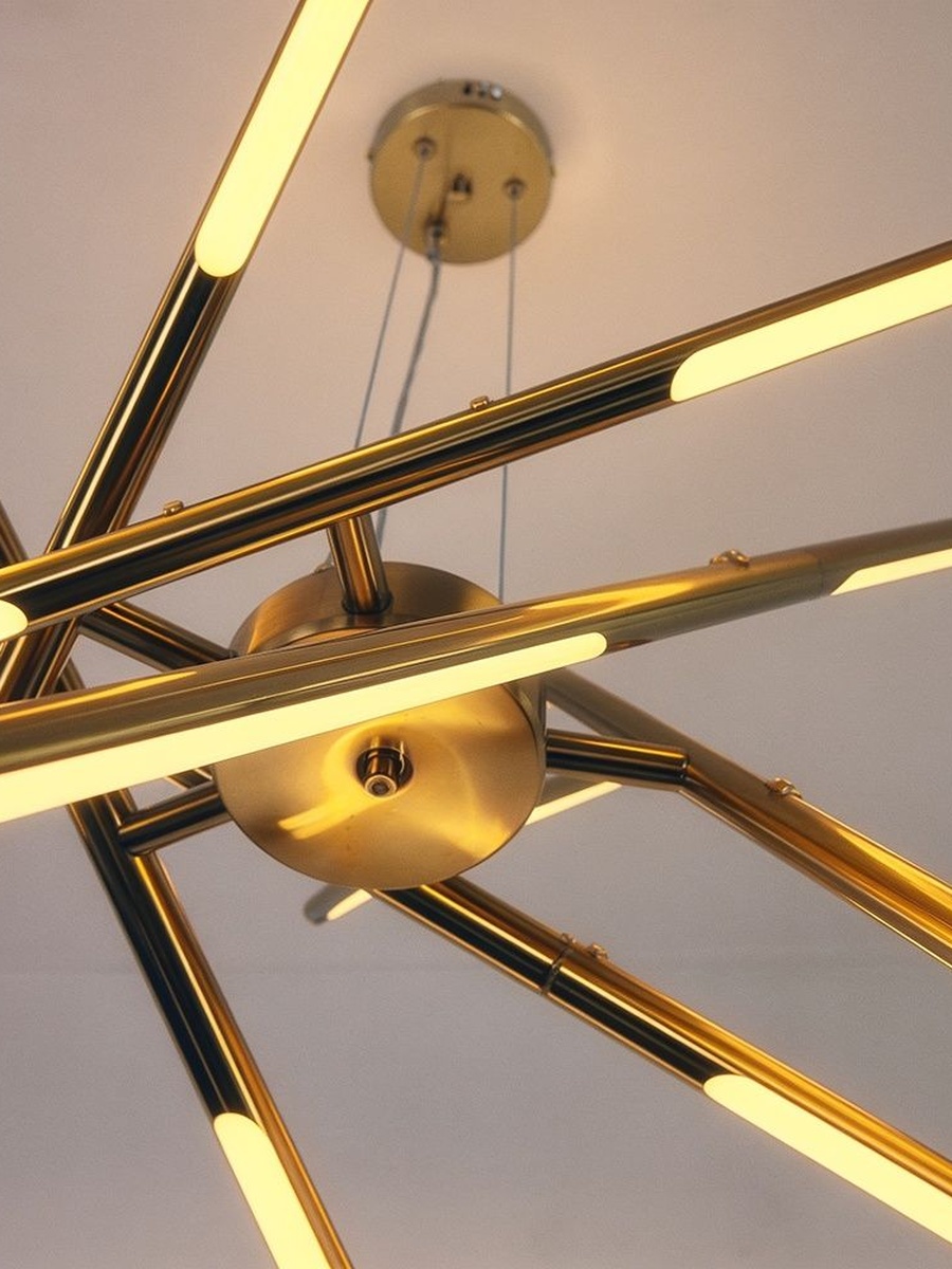 Glam LED Pendant 3 Color Dimmable Light With Adjustable Height - 80cm