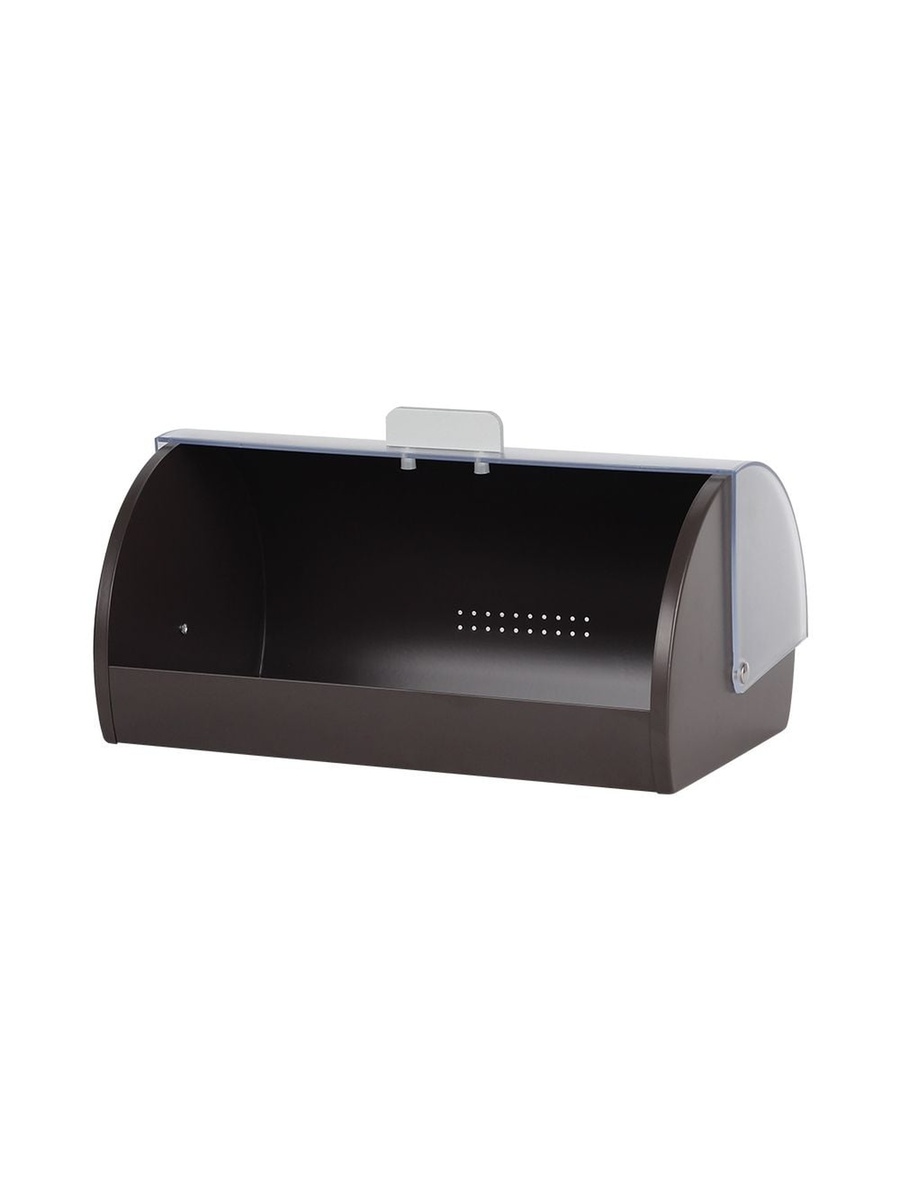 Bistro Bliss Bread Box-38x27x18.5cm, Brown, Stainless Steel