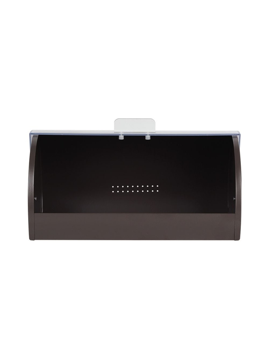 Bistro Bliss Bread Box-38x27x18.5cm, Brown, Stainless Steel