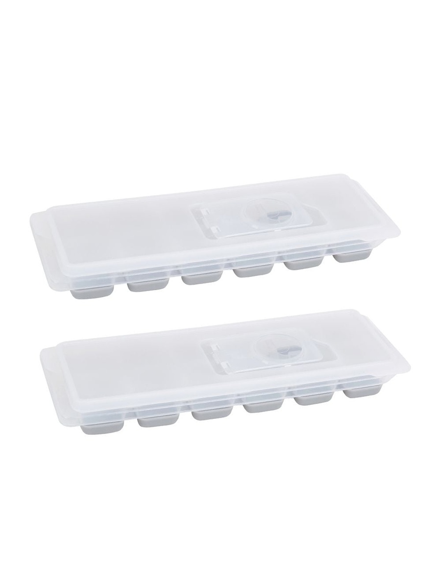 2 - Piece 12 - Cell Ice Maker Sert 26.5x9cm, Grey