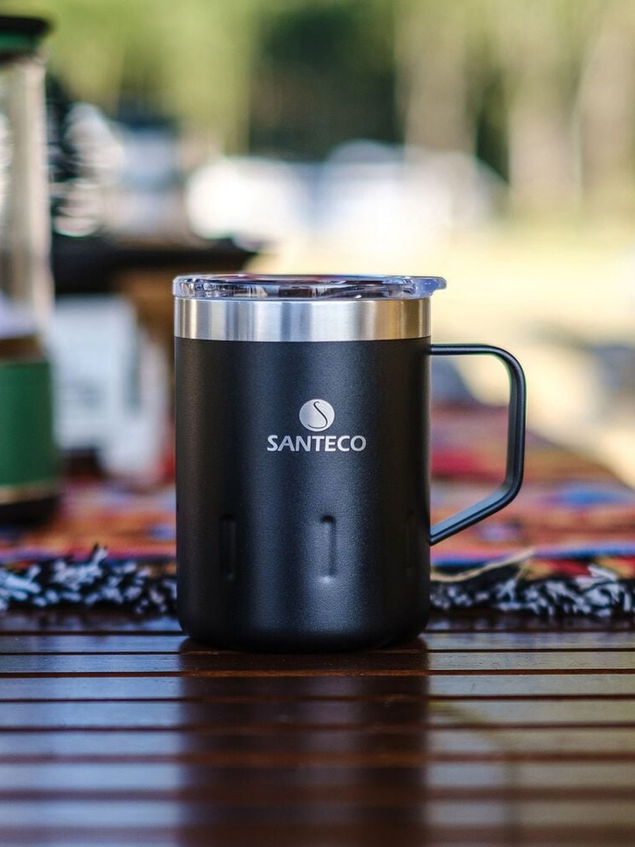 Kemi Ii Mug-350ml, Carbon Black, Stainless Steel