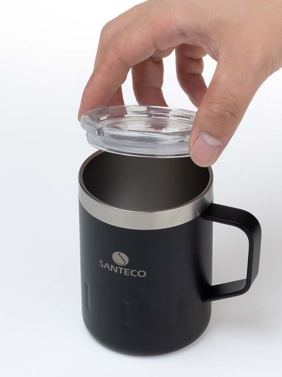 Kemi Ii Mug-350ml, Carbon Black, Stainless Steel