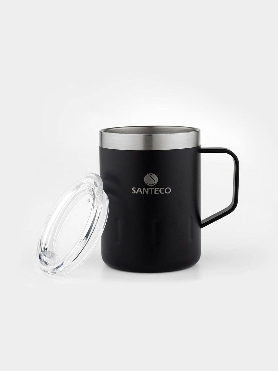 Kemi Ii Mug-350ml, Carbon Black, Stainless Steel