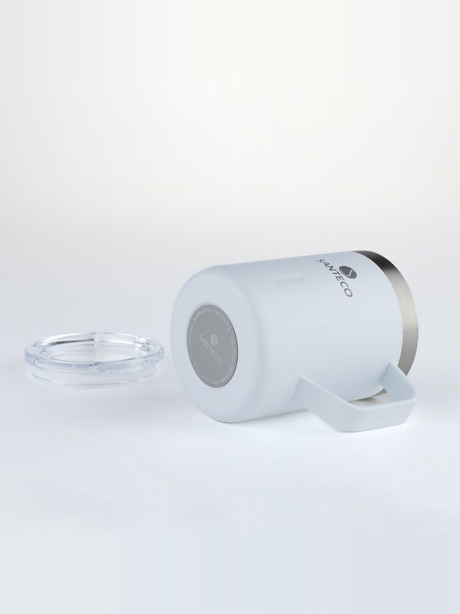 Kemi Ii Mug-350ml, Milk White, Stainless Steel