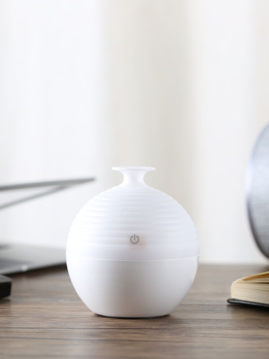 AirMuse Humidifier White - 130Ml, Multi Color, Aroma Diffuser For Home Fragrance Bedroom Office And Living Room