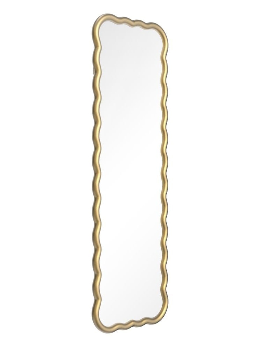 Zenora Wave Mirror 133x2.5x40cm Gold