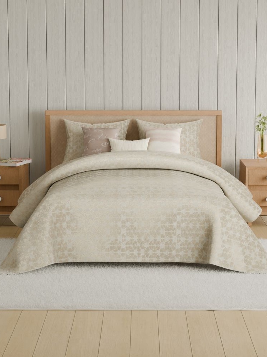 Aw25 Oxford Reverie Dj9337 Jacquard King Comforter Set of 7 - 240x260 - Blush, Multi Color