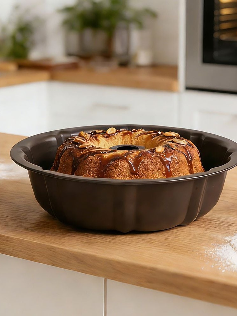 Chef'S Delight Bistro Bliss 6 - Piece Carbon Steel Baking Set, Brown, Bakeware Piece For Oven Baking Serving And Kitchen Preparation
