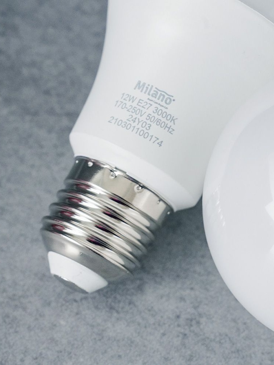 Milano LED Bulb 2 Piece Set 12W E-27 6500K, LED Bulb For Home Office Lamps And Everyday Indoor Lighting