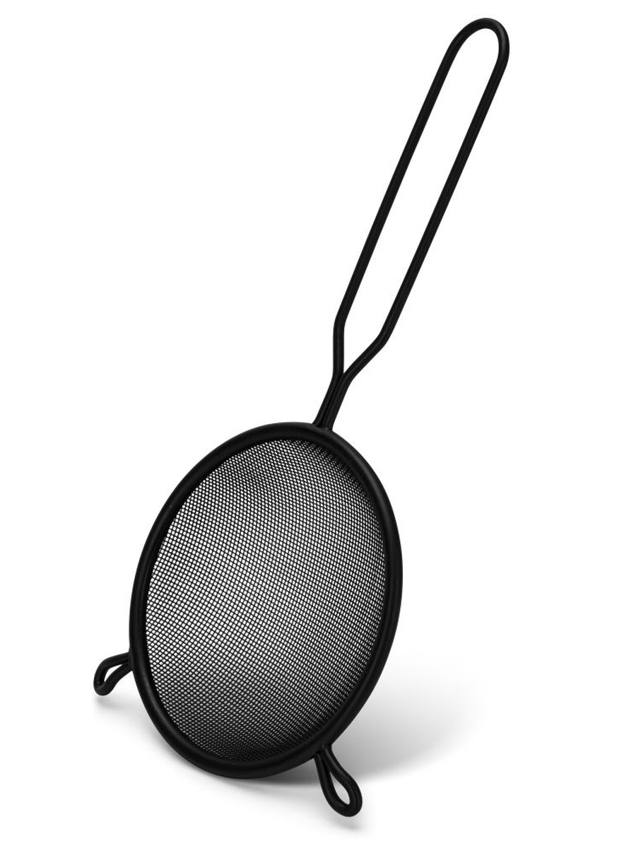 Fissman Strainer 12 cm With Handle (Steel)8446, Silver, Kitchen Tool For Food Preparation Cooking Serving And Everyday Tasks