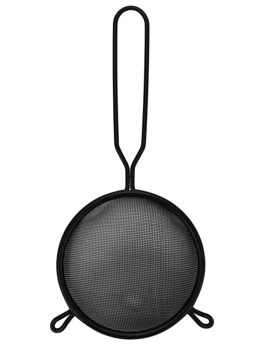 Fissman Strainer 12 cm With Handle (Steel)8446, Silver, Kitchen Tool For Food Preparation Cooking Serving And Everyday Tasks