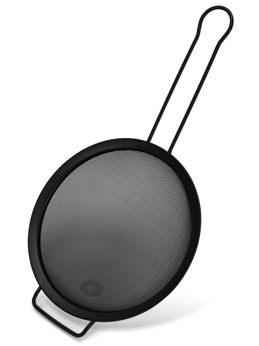 Fissman Strainer 20 cm With Handle (Steel)8444, Silver, Kitchen Tool For Food Preparation Cooking Serving And Everyday Tasks