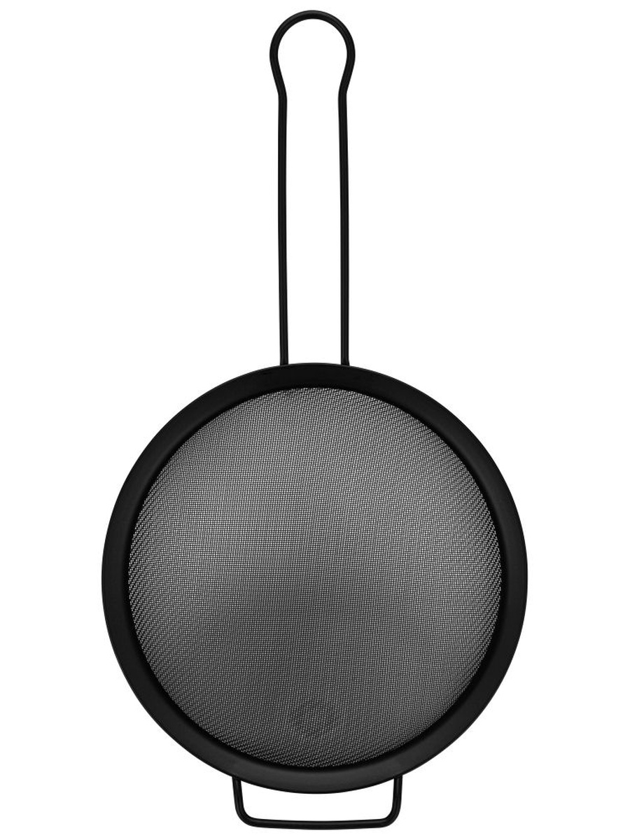 Fissman Strainer 20 cm With Handle (Steel)8444, Silver, Kitchen Tool For Food Preparation Cooking Serving And Everyday Tasks