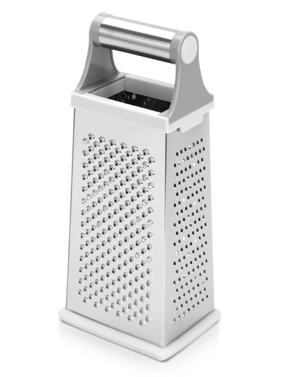Fissman 9.5 Inch 4 - Sided Grater 24.5 cm (Stainless Steel)18614, Silver, Kitchen Tool For Food Preparation Cooking Serving And Everyday Tasks