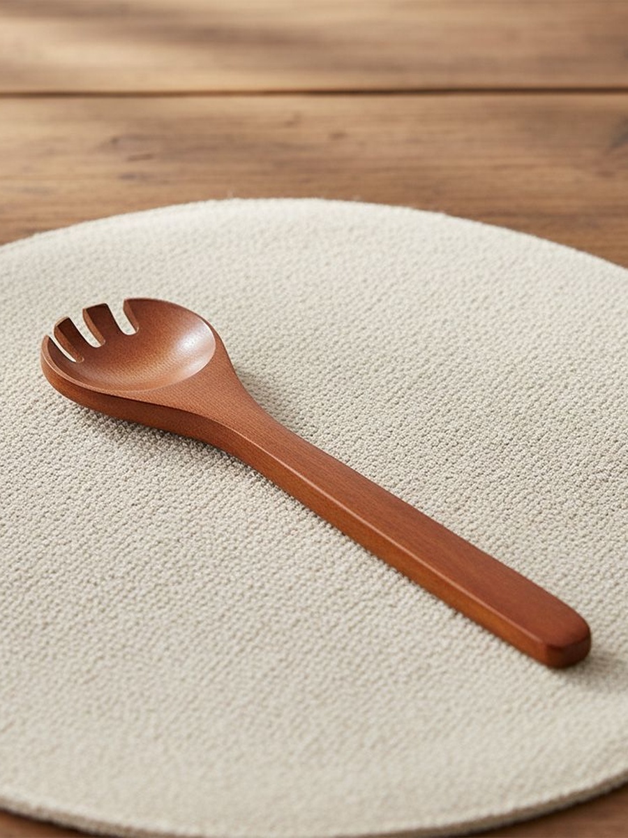 Chef's Delight Spaghetti Server Acacia Wood 7x30x2cm, Oak, Kitchen Tool For Food Preparation Cooking Serving And Everyday Tasks