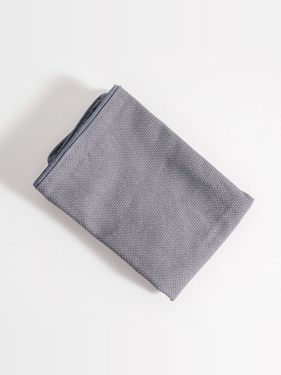 Gleam Dyed Matti Weave Cushion Cover - Grey-45x45cm, Cotton, Cushion Cover For Sofa Bed Lounge Chair And Home Styling