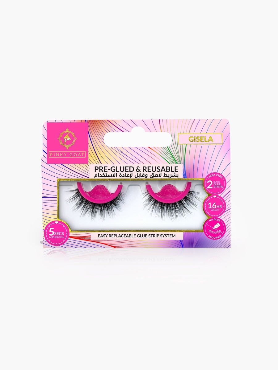 Gisela Pre-Glued and Reusable Lashes