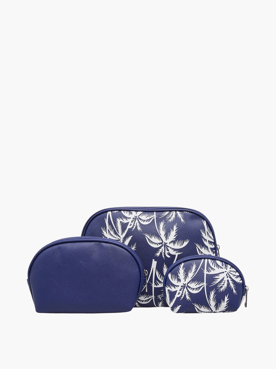 Assorted 3-Piece Cosmetic Pouch Set