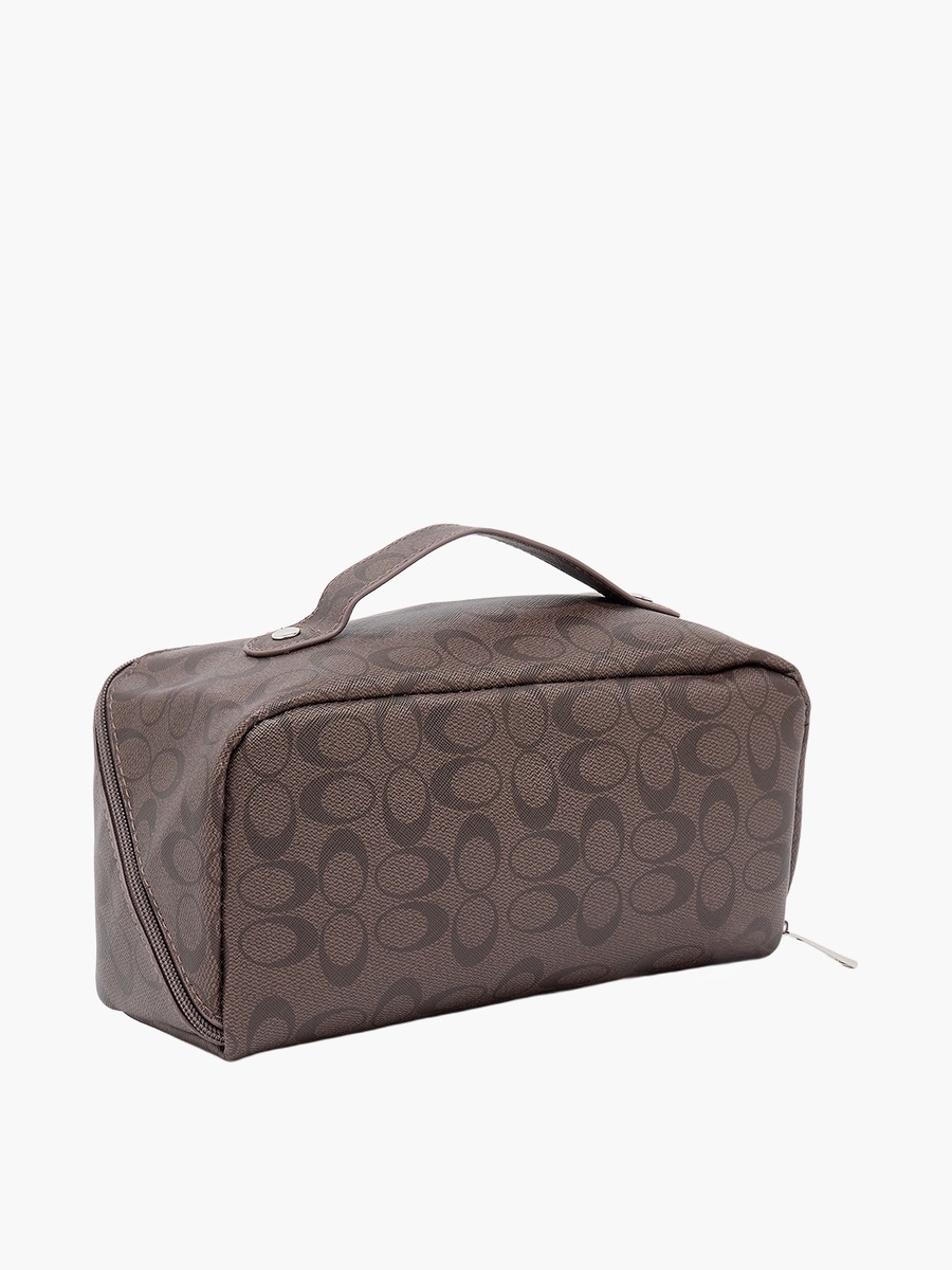 1-Compartment Cosmetic Pouch with Zip Closure - 24x12x12 cms