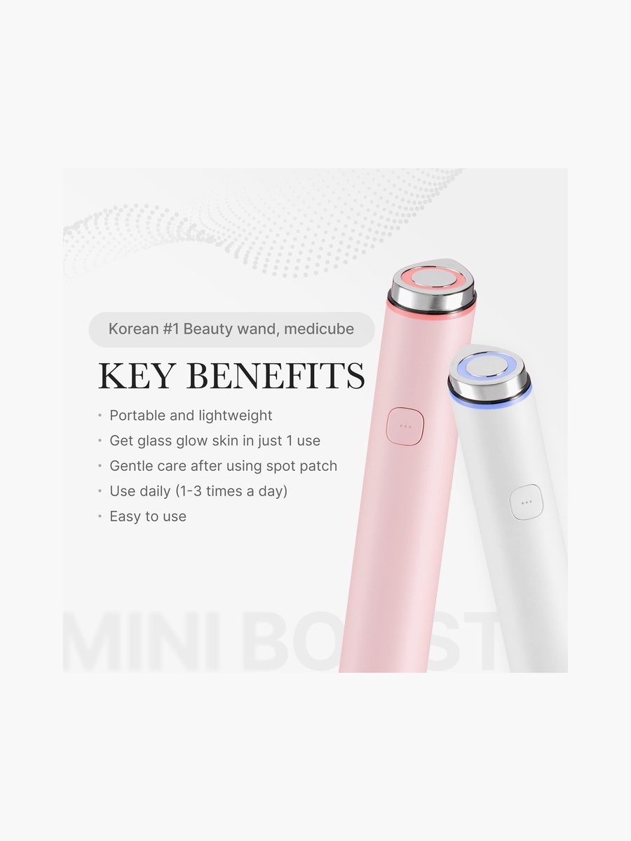 Age-R Booster Pro Mini Plus Pink Facial Device