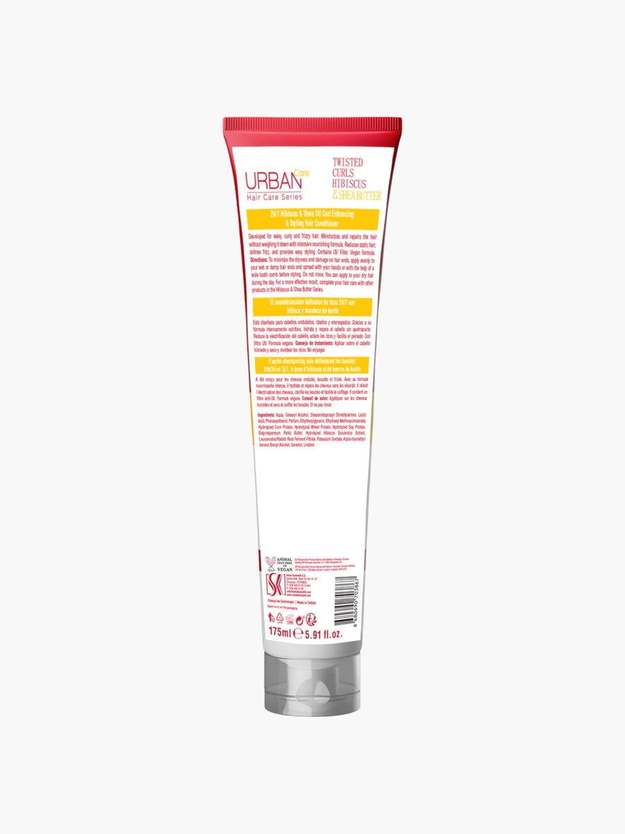 Twisted Curls Hibiscus and Shea Butter Oil In Cream-Conditioner - 175 ml