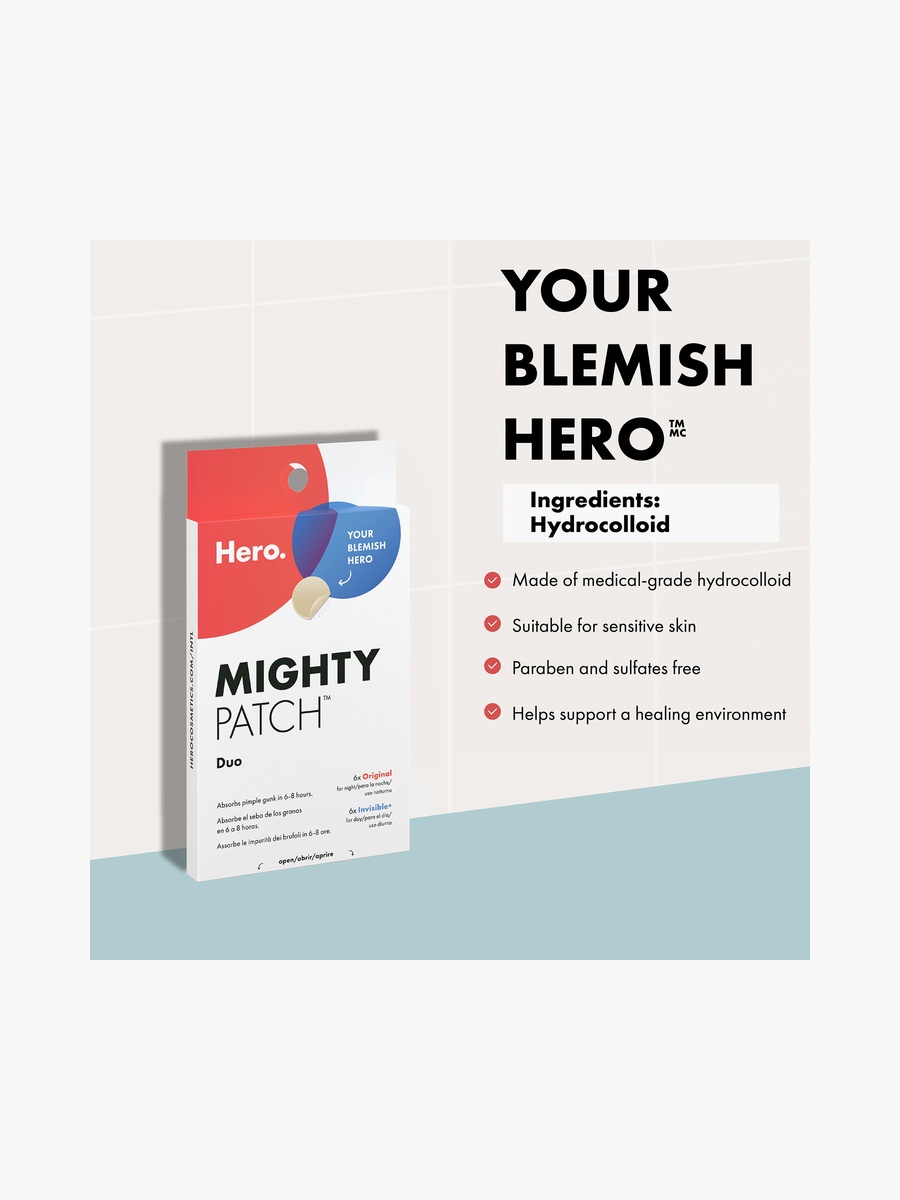 Mighty  Duo Day And Night Pimple Patch 12 Pcs