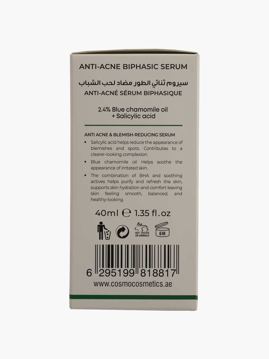 Biphasic Face Serum Anti-Acne 40ml