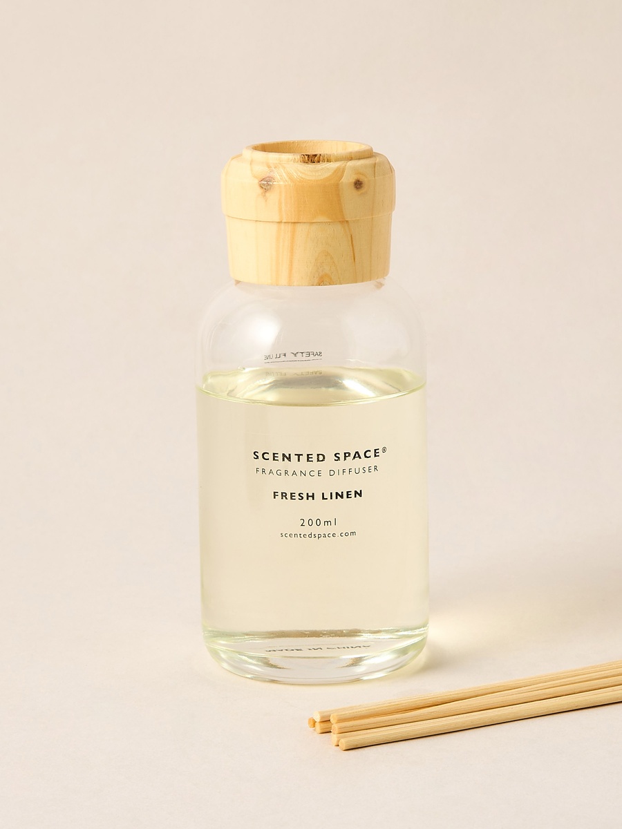 Fresh Linen Scented Diffuser Set - 200 ml