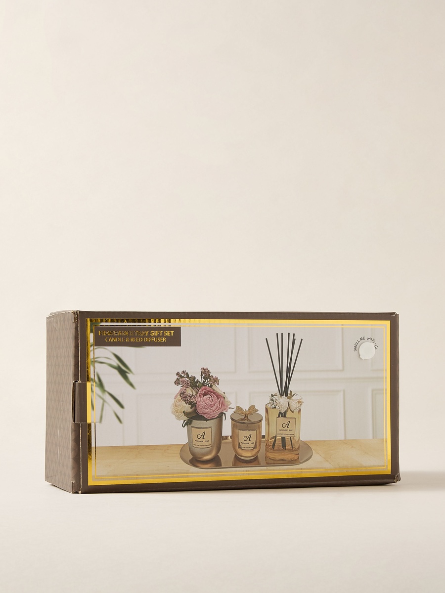 Aurum Vanila Reed Diffuser Gift Set