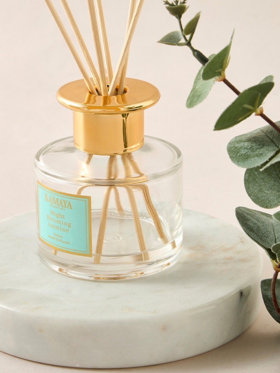 Night Blooming Jasmine Scented Reed Diffuser Set - 100 ml