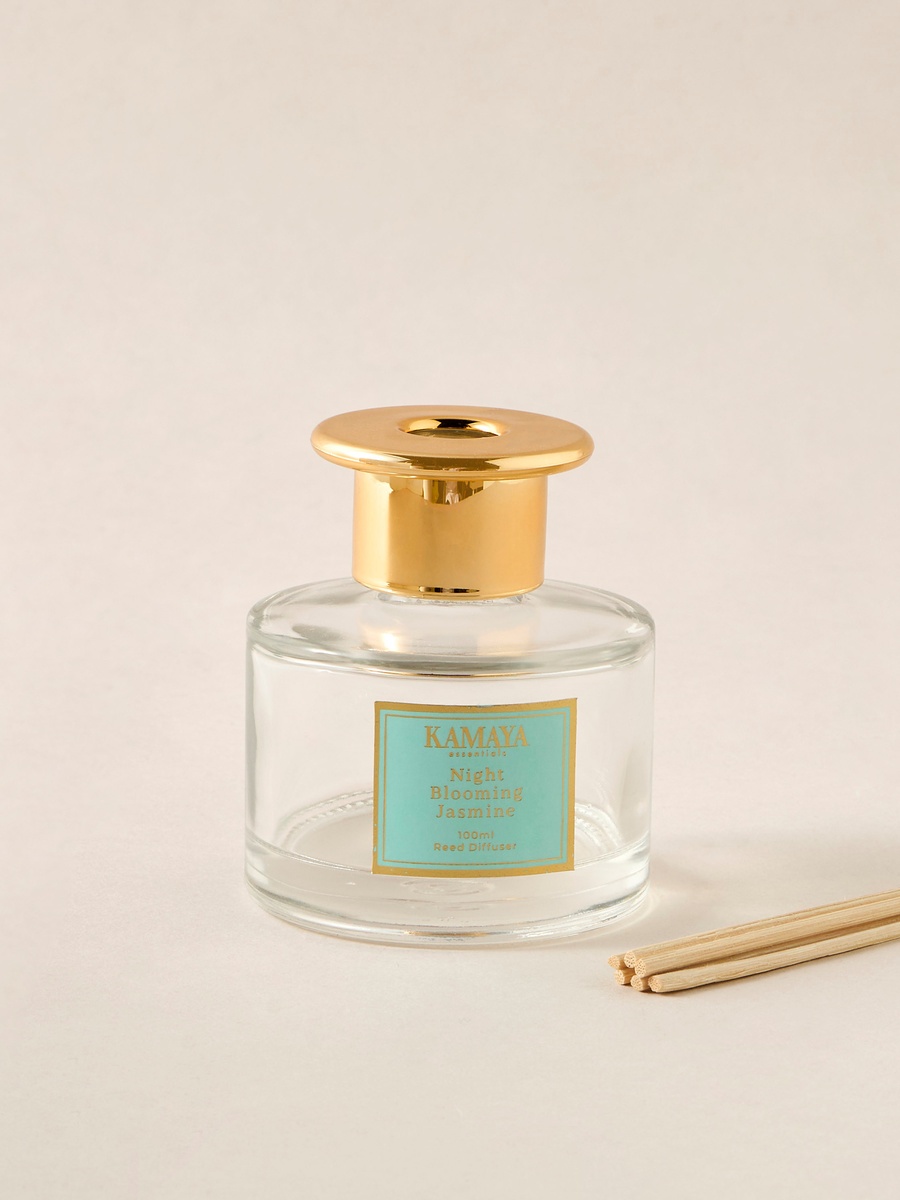 Night Blooming Jasmine Scented Reed Diffuser Set - 100 ml