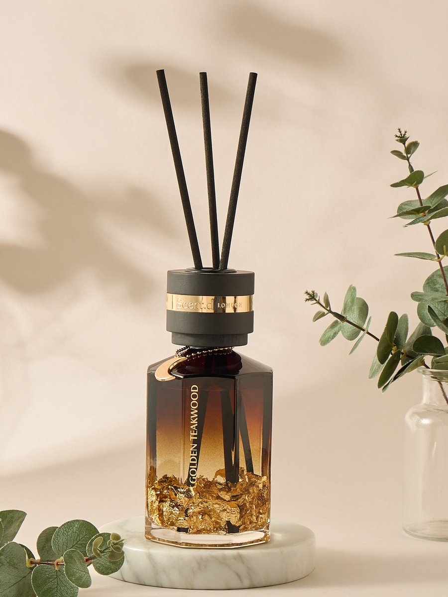 Aurum Reed Diffuser 450ML Golden Teakwood- Brown