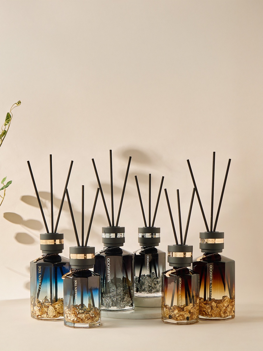 Aurum Reed Diffuser 450ML Golden Teakwood- Brown