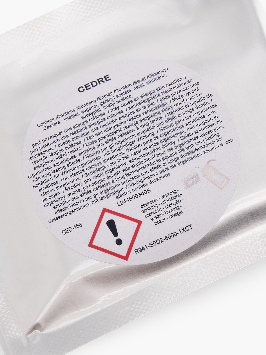 Cedre Refillable Scented Car Diffuser