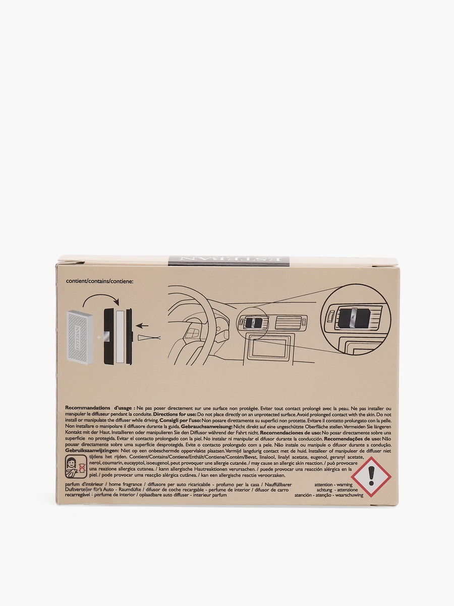 Cedre Refillable Scented Car Diffuser