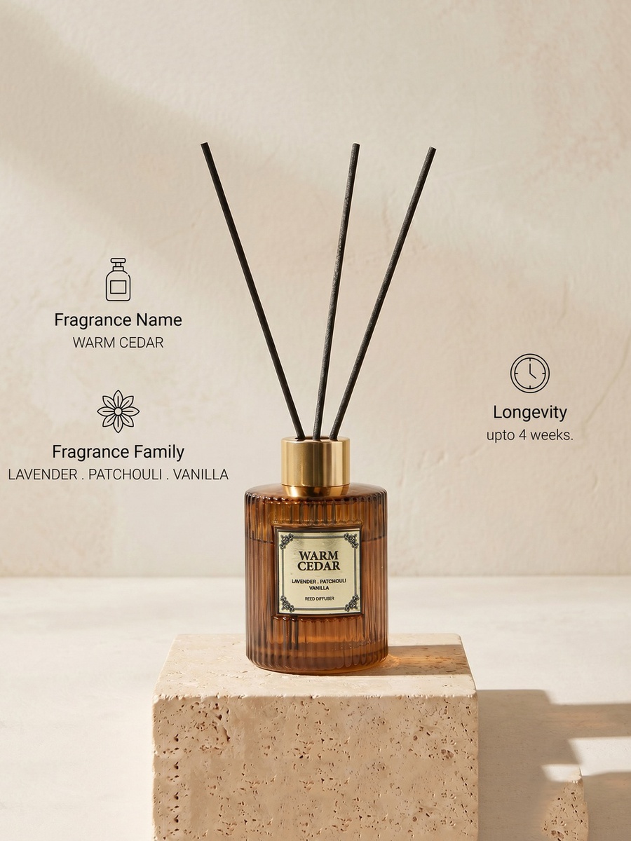 Atelier Warm Cedar Reed Diffuser - 100 ml