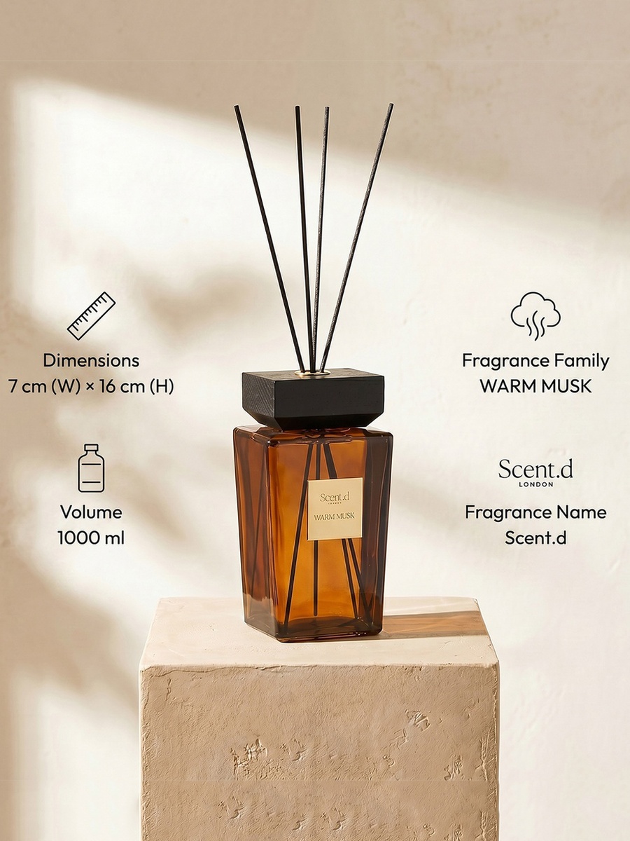 Maison Warm Musk Reed Diffuser - 1 L
