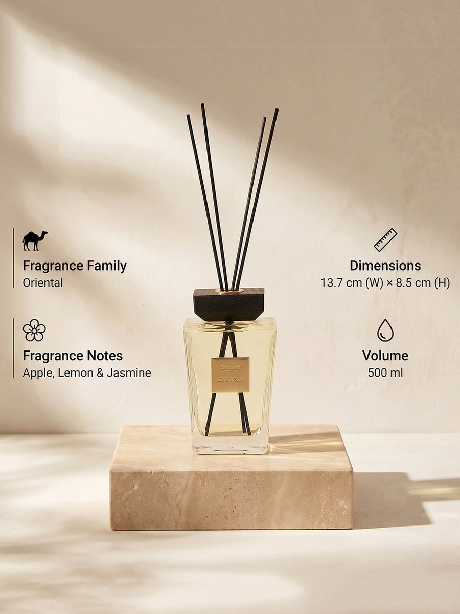 Maison Lemon Silk Reed Diffuser - 500 ml