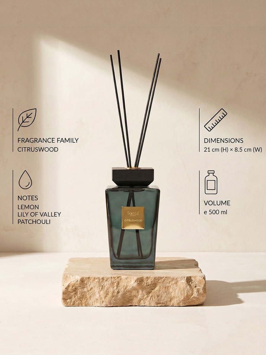 Maison Citruswood Reed Diffuser - 500 ml